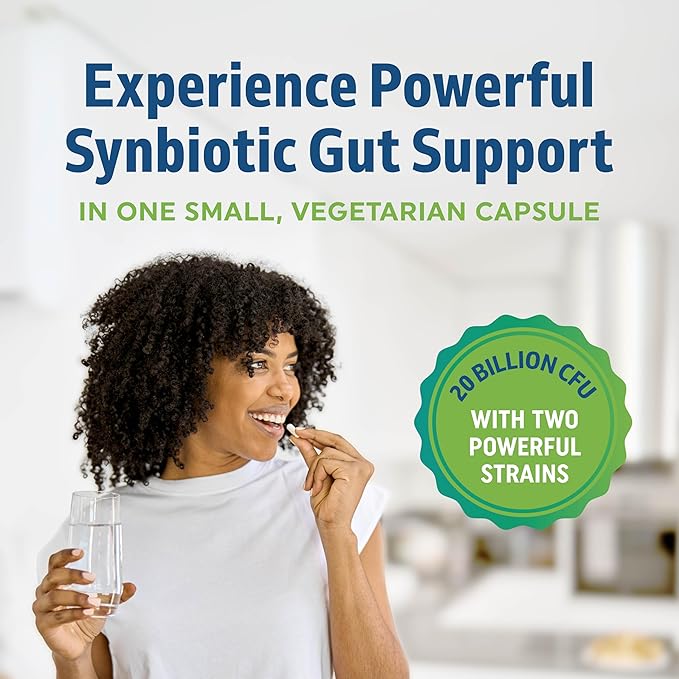 Omega 3 Fish Oil and Probiotic Capsules | Triple Strength EPA &amp DHA Omega 3 Burpless Softgels Plus Probiotic &amp Prebiotic Capsules for Gut Health &amp Immune Support | 60 Servings Each