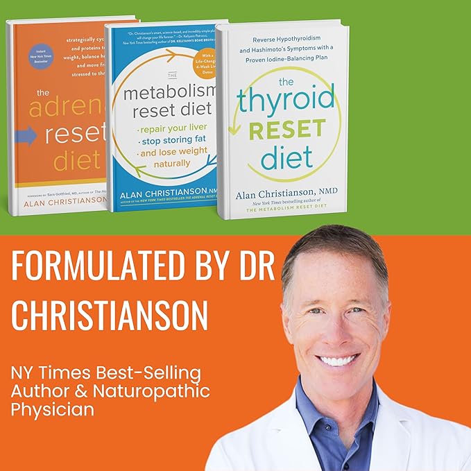 Dr. Christianson RS Complete - Resistant Starch Powder with Organic Green Banana Flour - Non-GMO + Dairy-Free Fiber Powder Supplement - The Metabolism Reset Diet (30 Servings / 300g)