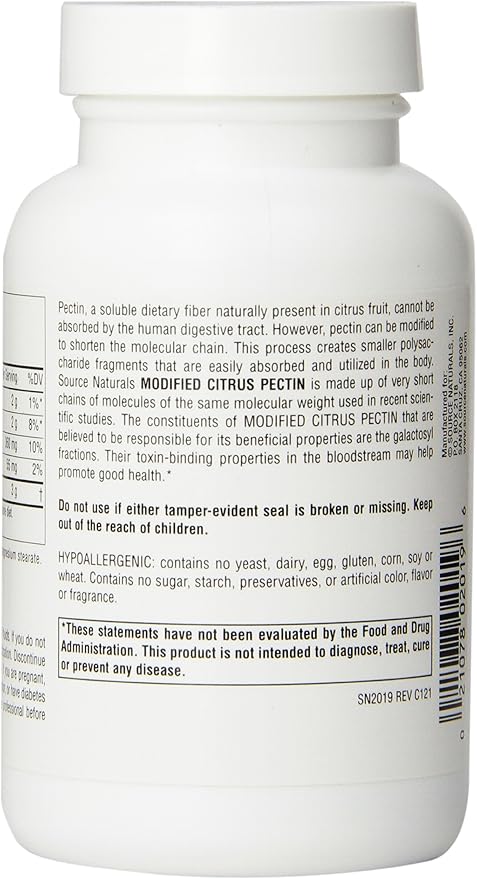 Source Naturals PectImmune Modified Citrus Pectin For Cellular Immune Health* 750 mg - 90 Capsules