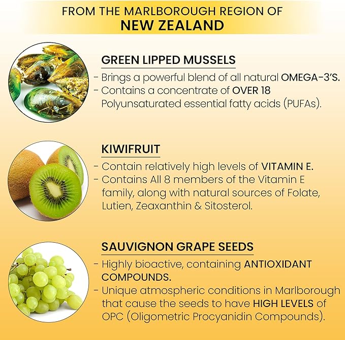 Omega 3 New Zealand Green Lipped Mussel Oil Soft gels for Joint Support and Mobility Heart and Immune Support No Fishy Aftertaste 11-Pack 660Soft gels 2-Soft gels Per Day 330 Day Supply