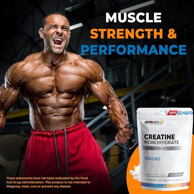 healblend Creatine Monohydrate Powder 5000mg (2)