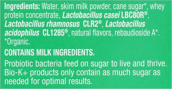 BIO-K PLUS Vanilla Probiotic 6pk 3.5 FZ