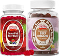 Well&ampWhole Grass Fed Beef Liver Gummies and Beef Organ Gummies for Women
