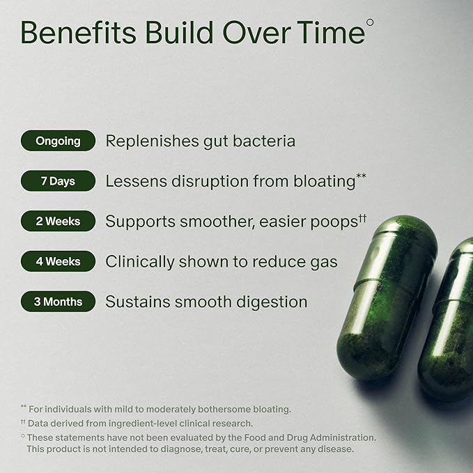 Seed DS-01 Daily Synbiotic - Prebiotic and Probiotic for Women &amp Men - Digestive Health Gut Health Immune Support Bloating &amp Constipation Relief - Vegan &amp Shelf-Stable - 60-Day Refill (