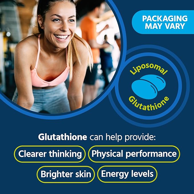 Core Med Science Liposomal Glutathione Supplement (500mg 60 Capsules) - Pure Reduced Setria with Phospholipid Complex - Antioxidant Supplement for Energy Brain Health Skin &amp Liver Health