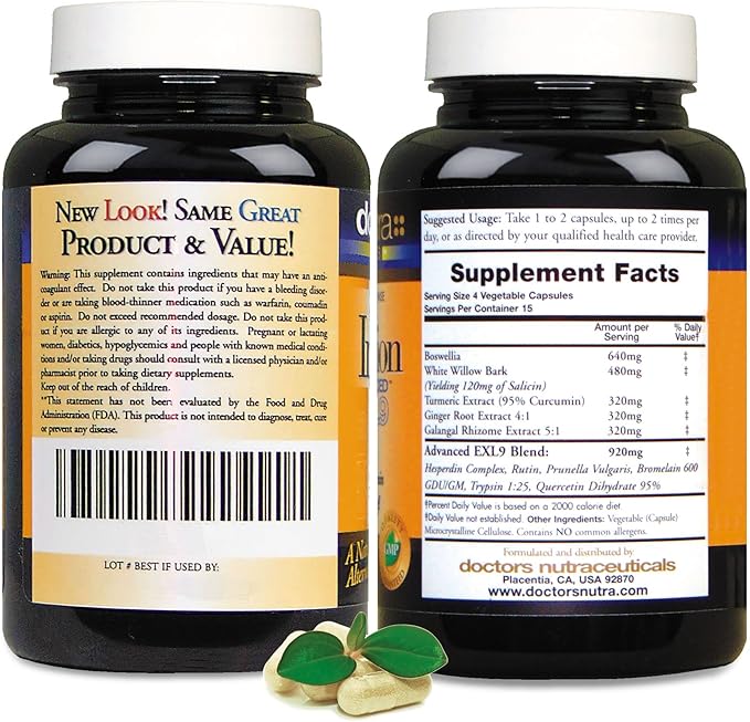 (Pack of 3 InflamEzze - Total 180 Count Capsules