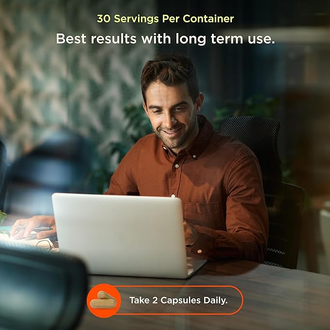 The Genius Brand Genius Eternal - Cellular Repair Supplement for Daily Clarity - Supports Brain Health Endurance Energy Focus Memory &amp Vitality - Non-GMO - 60 Veggie Capsules