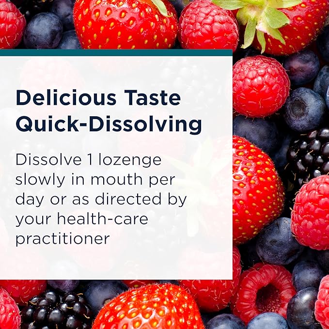 Designs for Health Vitamin B12 Lozenges - B12 Vitamins 5000 mcg Methylcobalamin - Vitamin B12 Supplements - Vegan + Non GMO Natural Berry Flavor (60 Quick Dissolve Lozenges)