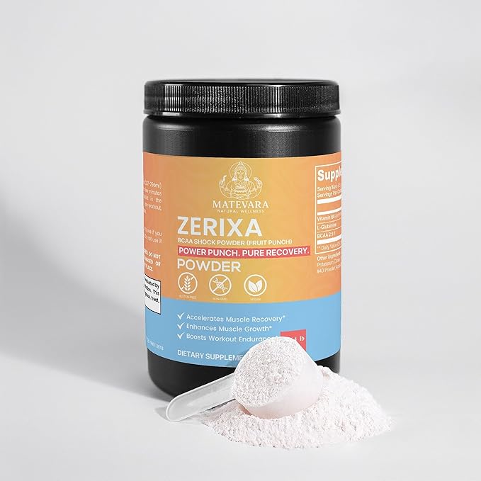 Zerixa BCAA Amino Complex - Muscle Recovery &amp Protein Synthesis | 292g