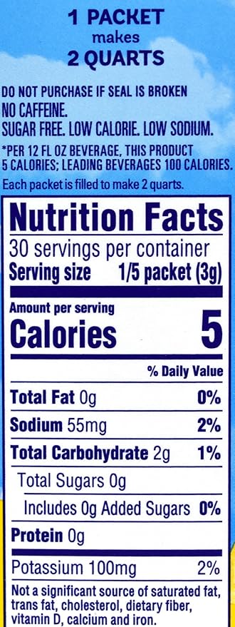 Crystal Light Lemonade Drink Mix 12-Quart Box (Pack of 18)