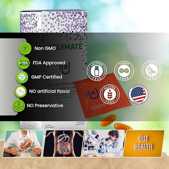 Lixi Daily Gut Restoration 50 Softgels