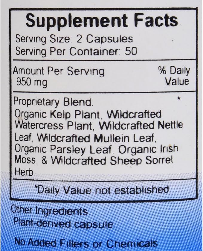 Christopher's Thyroid Maintenance - 485 mg - 100 Vegetarian Capsules