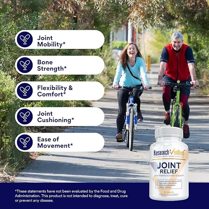 Research Verified Joint Support - Glucosamine MSM Turmeric Boswellia BioPerine - Vegan - 270 Capsules - 3 Month Supply