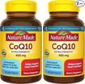 Nature Made CoQ10 400mg SoftgelsDietary Supplement for Heart Health Support40 Day Supply40 Count (Pack of 2)