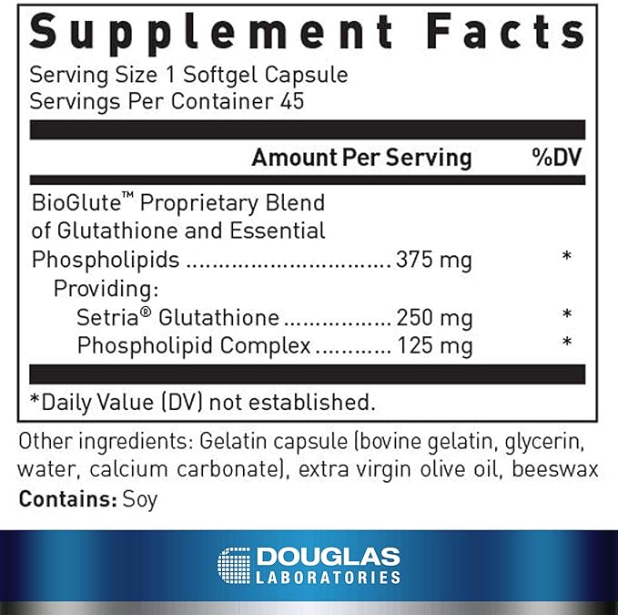 Douglas Laboratories Liposomal Glutathione | Supports Antioxidant Defenses and Detoxification | 45 Softgel Capsules