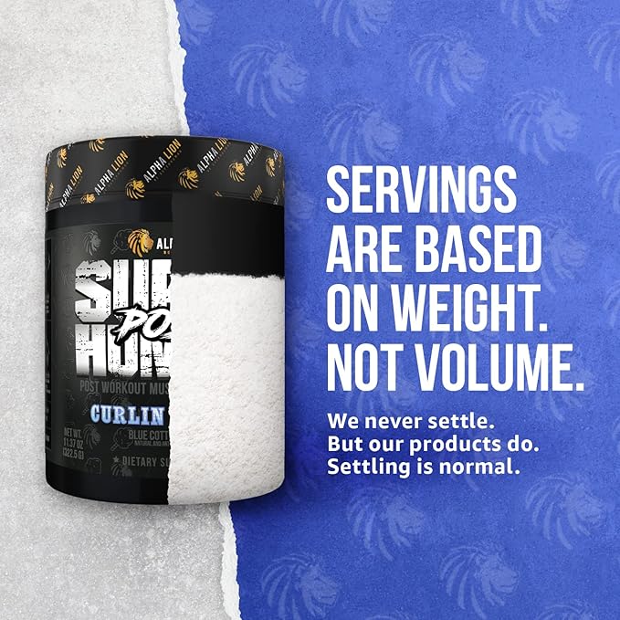 ALPHA LION Superhuman Post Post Workout Recovery Fast Acting Post Workout for Men &amp Women (25 Servings Curlin Candy)