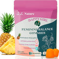Dr. Lu Happy Girl Feminine Balance Gummies | Pineapple Gummies for Women pH Balance with Probiotics &amp Immune Support | Delicious &amp Naturally Flavored Sugar-Free Vegan - 60 Count