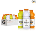 Gatorade Zero Sugar Thirst Quencher Glacier Cherry Variety Pack 20 Fl Oz (Pack of 12)