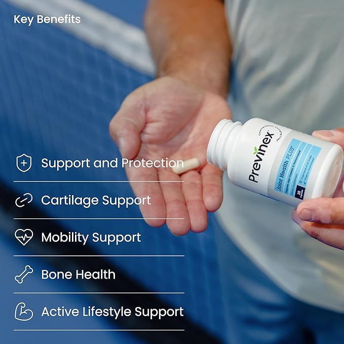 Joint Support Supplement with Natural Eggshell Membrane Glucosamine Chondroitin Collagen Hyaluronic Acid and Boswellia for Joint Health Flexibility and Mobility - 4-Week Supply