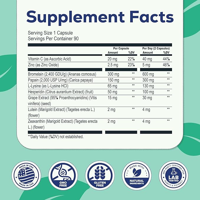 Haro Clear Eye Vitamins with Lutein and Zeaxanthin - Refill Pouch - 90 Capsules - 45 Day Supply