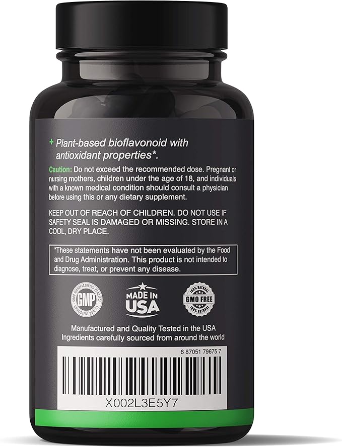 Natgrown Quercetin with Bromelain Supplement Complex - 120 Capsules (Pack of 2)