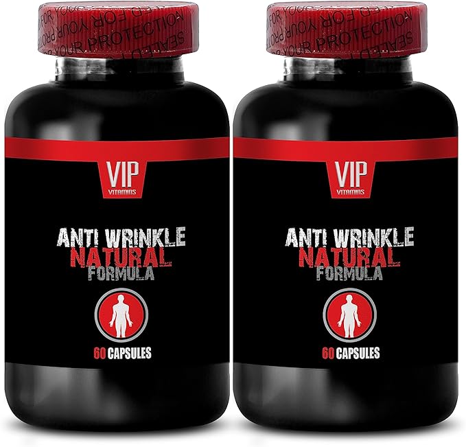 Anti-Wrinkle Complex - Niacin Skin Texture Renewal Trans-Resveratrol Complex Aloe Vera Care Green Coffee Youthful Skin Blend Grape Seed Support Hyaluronic Acid Vitamin E Vitamin C 3Bot
