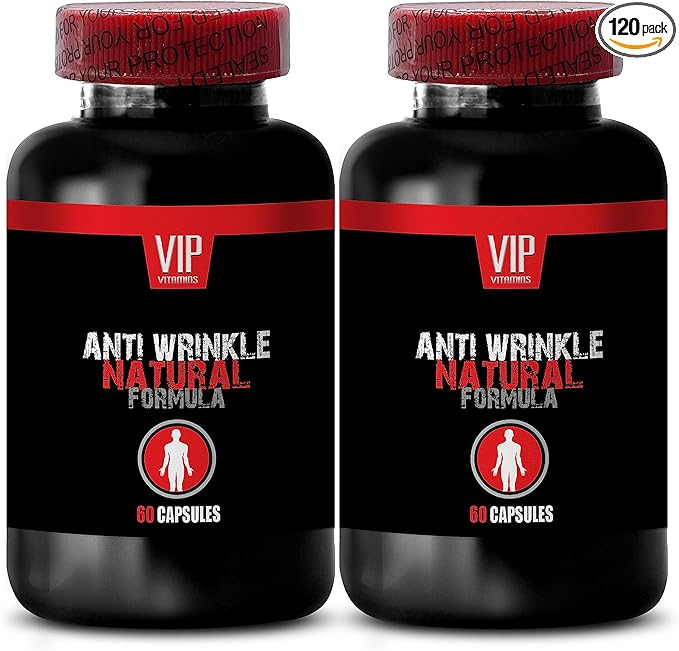 Anti-Wrinkle - Aloe Vera Vitamin A &amp E Renewal Complex Hyaluronic Acid Wrinkle Niacin Skin Texture Renewal Grape Seed Support Green Coffee Bean Skin Balance Turmeric Root 2Bot