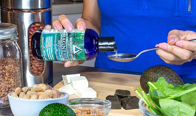 Mother Earth Minerals Ionic Liquid Magnesium Supplement High Absorption Angstrom Magnesium Mineral Drops for Electrolyte Balance Hydration Muscle Relaxation &amp Nerve Support 8 oz