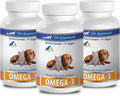 Dog Heart Support - Omega 3 - for Dogs and Cats - Health and Wellness - Omega 3 Fatty acids for Dogs Liquid - 3 Bottle (540 Softgels)