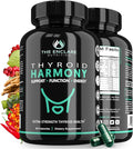 THE ENCLARE NUTRITION Thyroid Support Supplement with Iodine - Balance Hormones for Energy Metabolism Focus Stress Mood. Ashwagandha Zinc Selenium Vitamin B12 Kelp Magnesium L Tyrosine (1)