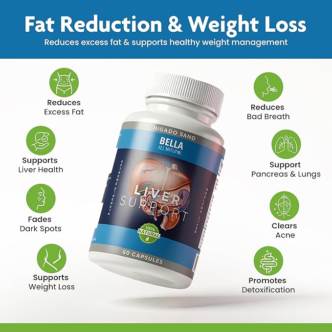 Bella All Natural Liver Support Capsules
