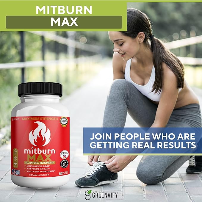 Mitburn MAX All Natural Ingredients 60 Capsules 30-Day Supply Dietary Supplement (3)