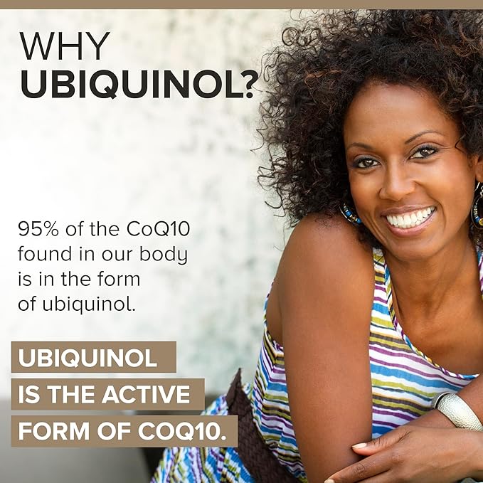 Qunol Plus Ubiquinol CoQ10 100mg with Omega 3 Fish Oil 250mg Extra Strength Antioxidant Supplement 90 Count