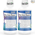 Vital Earth Liquid Joint Support Supplement 2-Pack – Glucosamine Chondroitin MSM Plus Hyaluronic Acid Boswellia &amp Fulvic Acid (70+ Trace Minerals) 32 Oz Ea