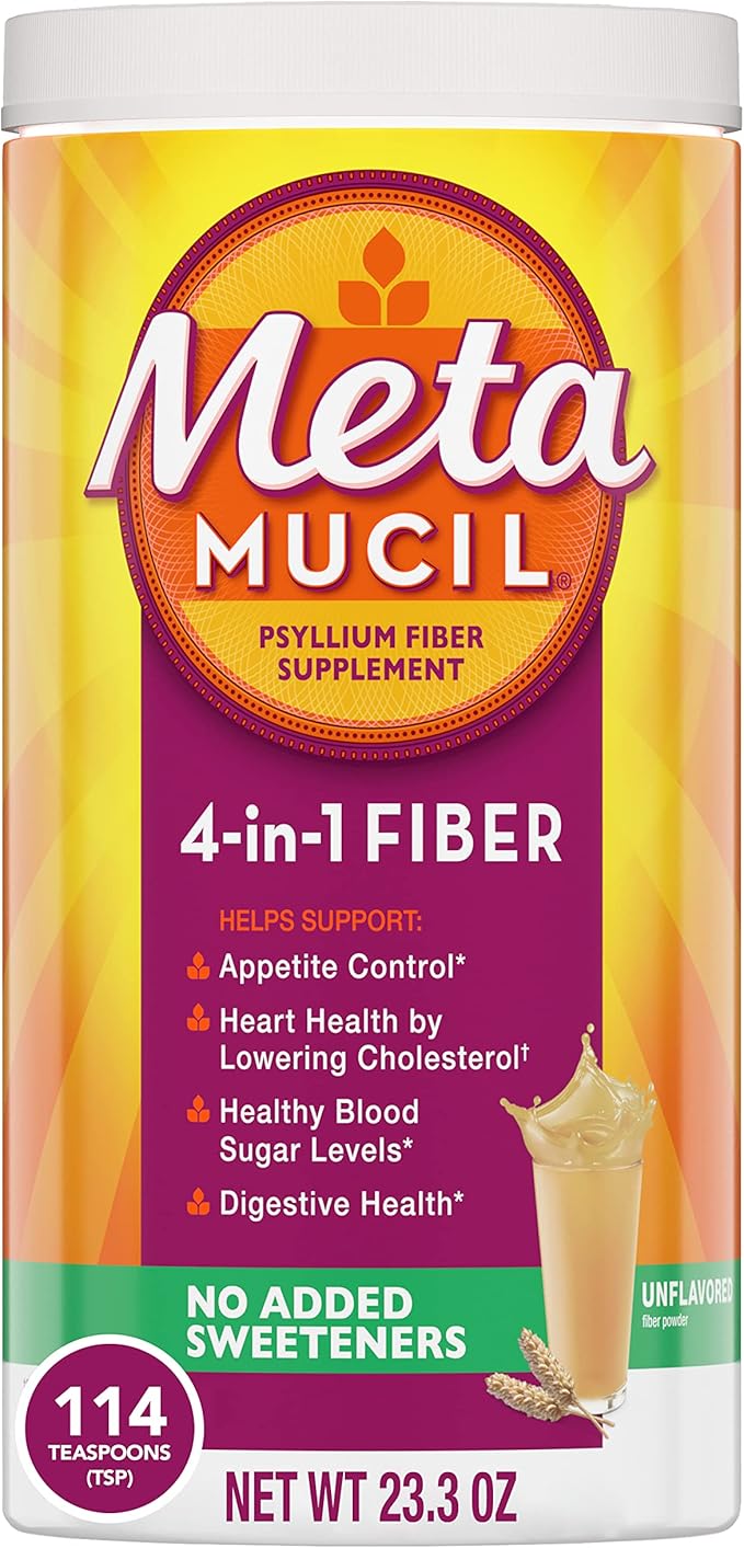 Metamucil Smooth Texture Sugar-Free Unflavored 114 Each (OLD)