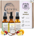 Vitamin C D3 &amp K2 Liquid Zinc Picolinate - Premium Liquid Vitamins - 180 Days Supply - Trio Bundle