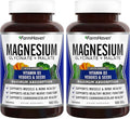 FarmHaven Magnesium Glycinate &amp Malate Complex w/Vitamin D3 100% Chelated for Max Absorption- Bone Health Nerves Muscles 240 Capsules 120 Days