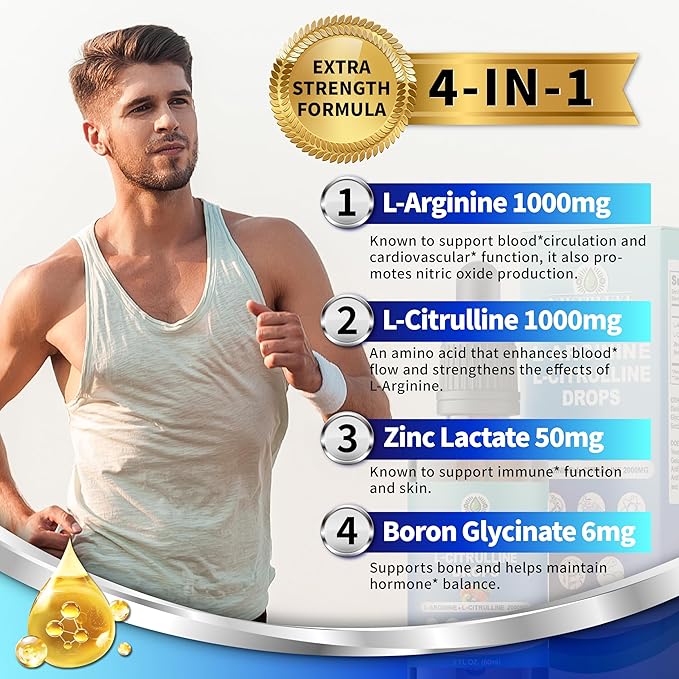L-Arginine Drops &amp DHEA Gummies