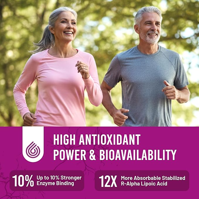 NERVE RENEW Advanced Nerve Support Supplement - 300mg Stabilized R-Alpha Lipoic Acid Vitamin B Complex Benfotiamine Herbs for Fast-Acting Support - 3 Pack