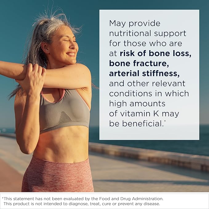 Designs for Health BRF 45 - Vitamin K1 + Vitamin K2 as MK-4 to Promote Bone Strength Healthy Aging + Arterial Health - 2 Forms of Vitamin K + GG to Aid Vitamin K2 MK4 Production (60 Softgels)