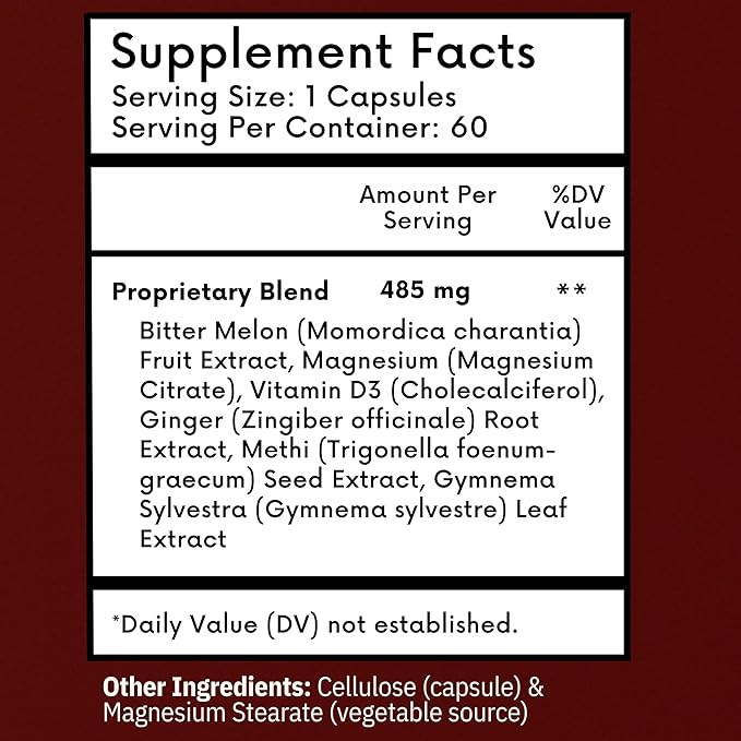 Liver Detox &amp Cleanse | Herbal Liver Support | Liver Supplement Includes Bitter Melon Ginger Methi Vitamin D3 Magnesium &amp More | Premium Liver Cleanse for Men &amp Women | 60 Ct
