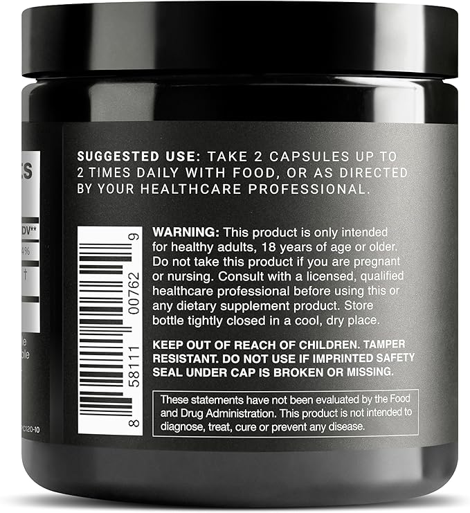 Toniiq Ultra High Purity Alpha GPC Capsules - 600mg Concentrated Formula - 90%+ Highly Purified and Bioavailable Nootropic - 120 Capsules Alpha GPC Supplement