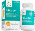 Terry Naturally Silica-20 - Support Hair Growth &amp Nail Strength - Collagen Supplement to Aid Bone Density &amp Strength - Skincare Supplement to Support Skin Nail &amp Bone Health - 90 Tablets