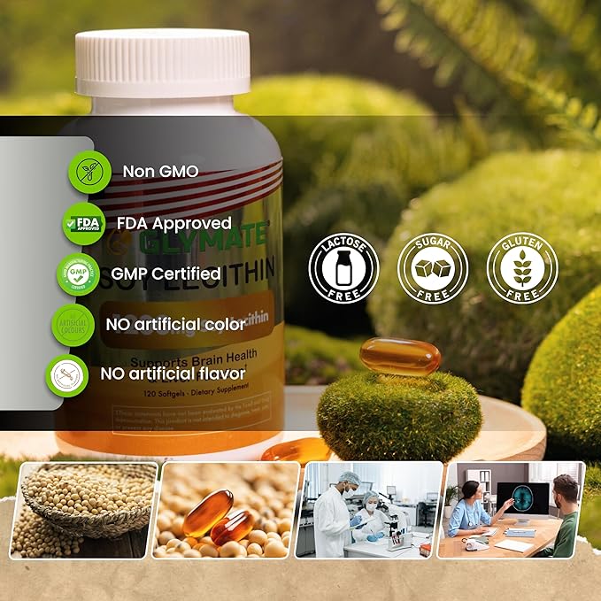 Soy Lecithin 1200mg Non-GMO