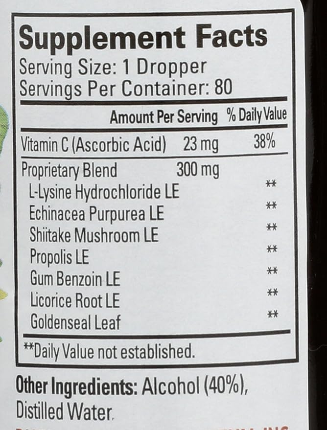 Quantum Super Lysine+ Liquid Extract 2 fl oz (59 ml) Liquid