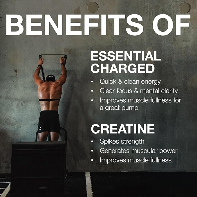 RAW Nutrition Creatine Monohydrate &amp Charged Sour Watermelon Pre-Workout Powder Bundle