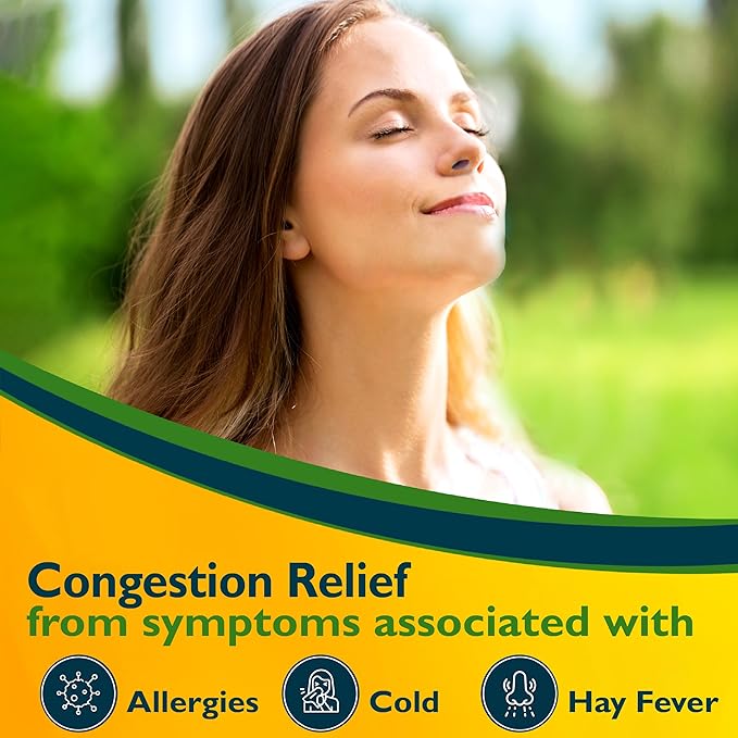 Benzedrex Nasal Decongestant Inhaler | Medicated Vapor Relief for Sinus Pressure Nasal Congestion Allergies Hay Fever &amp Colds | Pack of 6