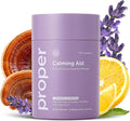 Proper The Lavenders Calming Aid. Magnesium Supplement Relaxation Drink Mix with GABA L-Theanine Lavender Lemon Balm and Ashwagandha. Natural Calm Stress Support Supplements