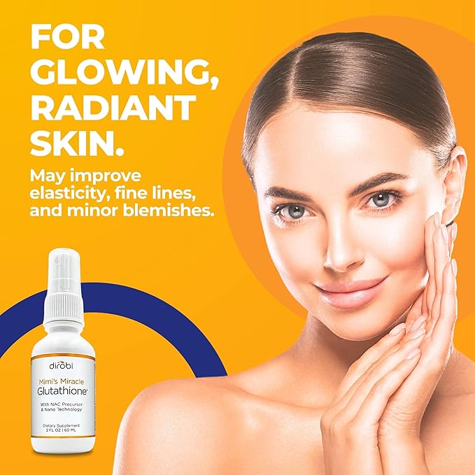 Mimi's Miracle Glutathione Spray Sublingual Antioxidant Reduced Glutathione Supplement with Ascorbic Acid Blueberry &amp Pomegranate Extracts Spray Dosage for Adults &amp Kids 4 Ounces