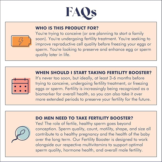 FullWell Fertility Booster - Conception Support for Men &amp Women - Supports Egg &amp Sperm Quality - Reproductive Health - CoQ10 Ashwagandha NAC &amp ALA - 60 Count 2 Pack (60 Servings)